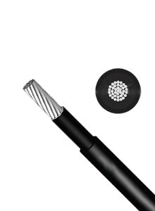 150mm2 single-core HV DC cable 1m - Black