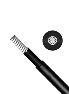 16mm2 single-core HV DC cable 1m - Black