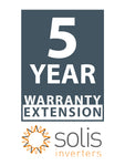 Solis Warranty Ext. of 5 years (Total 10y) for 5.0 to 20.0kW 3Ph 4G